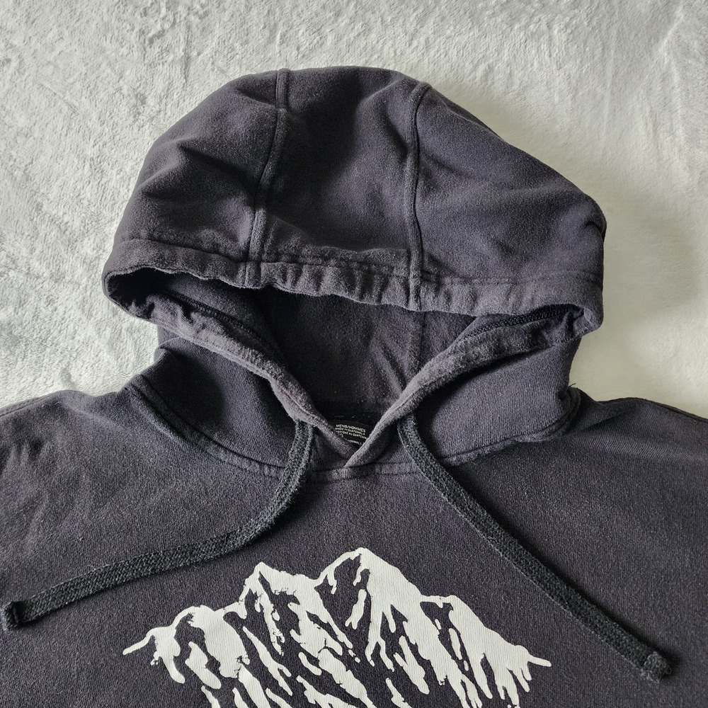 The North Face Hoodie Mens Medium 1966 Berkeley Ca Spellout Logo Black White '16 - Picture 3 of 15